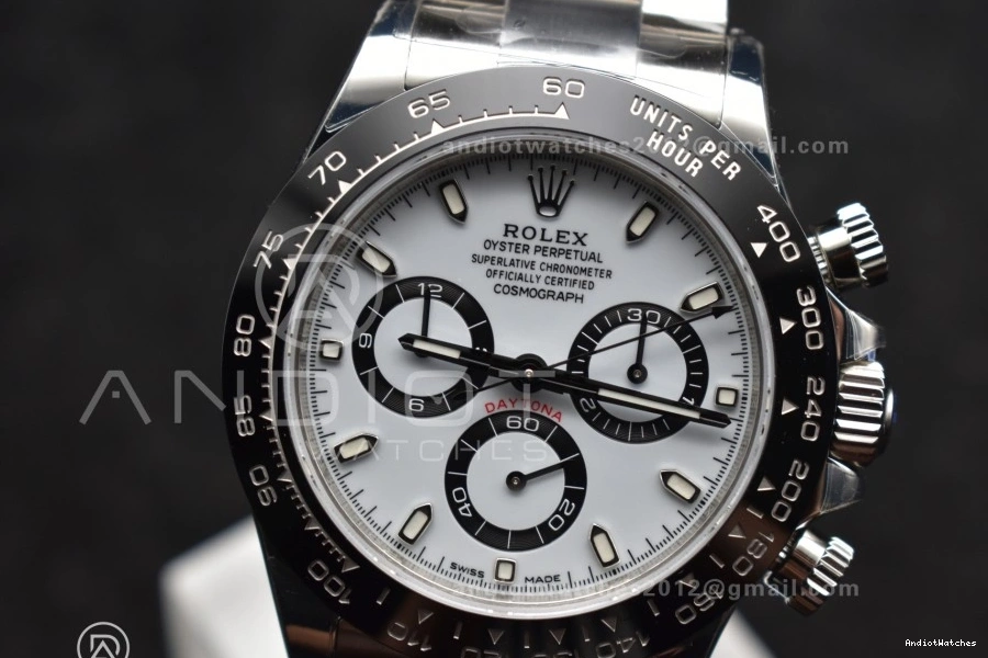 1:1 116500 Bracelet on Daytona Edition White WellDesigned DD 904L SB Dial SS 735 VSF Steel Best 0731